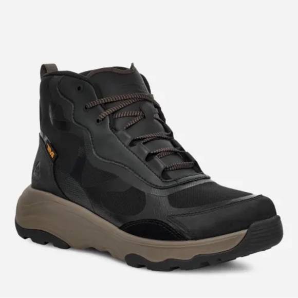 Teva Men’s Geotrecca Black Dark Grey Boots Size 9 Waterproof NEW - Picture 10 of 13